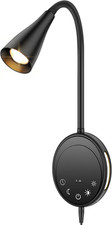 Wall Mounted Reading Light, Bedside Headboard Lights with 5 Dimming Color Temp