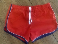 Vintage 70s Jantzen 4  Inseam Swim Shorts Lined Drawstring USA MADE Men Size 34