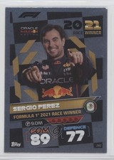 2022 Topps F1 Turbo Attax Race Winners Sergio Perez #292 0s5