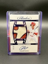 2024 Panini Flawless Chase Davis Patch Autograph Card 🔥🔥2/15🔥🔥CARDINALS🔥🔥