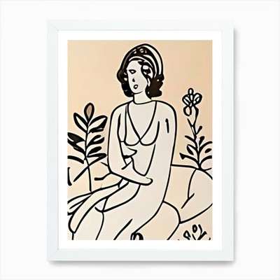 The Woman' 1 Art Print Framed Wall Art Poster Canvas Print Picture