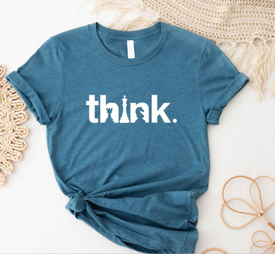 Think Chess Minimalist Gambit Tee Strategic Player Gift Unisex Shirt
