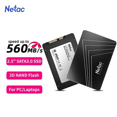 Netac 512GB SSD 2.5'' SATAIII 6Gb/s Internal Solid State Drive 500MB/s PC Laptop