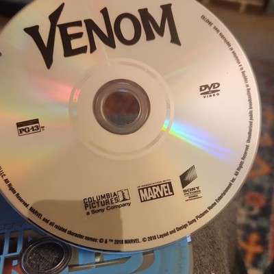 Marvel Venom DVD PG-13 2018 Tom Hardy Widescreen Ruben Fleischer Sony