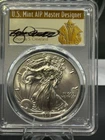 2017 Silver Eagle PCGS MS70 First Day of Issue Cleveland Signed 1 of 1000 Label