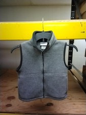 Kaynee Kids Youth XS Dark Gray Fleece Full Zip Vest