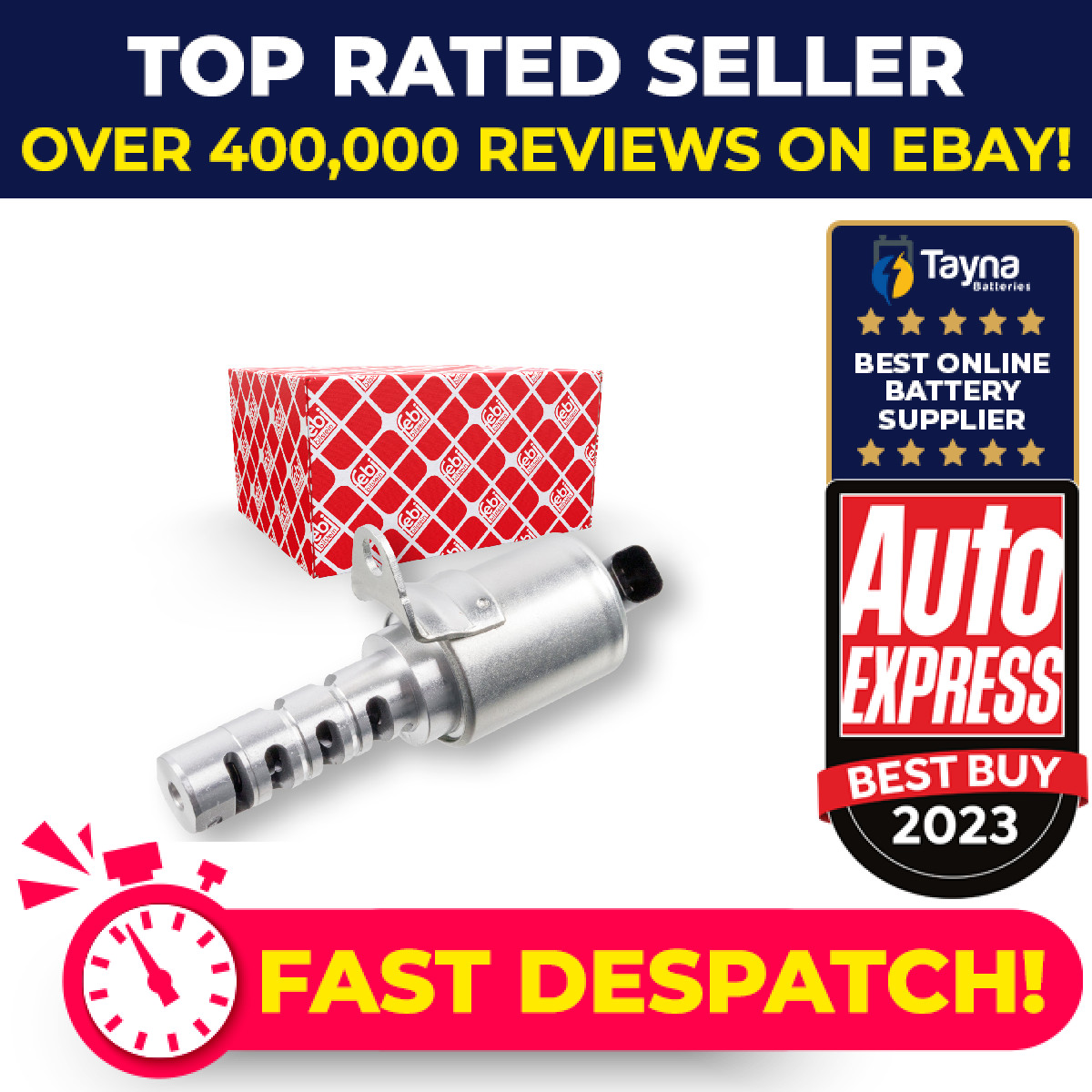 Camshaft Adjuster Valve fits RANGE ROVER EVOQUE L538 2.0 Intake side 11 to 19