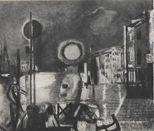 Bruno Saetti - Il ferretto della Giudecca - Heliogravure, 1955