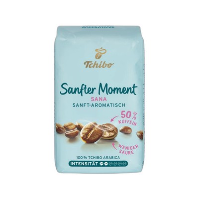 Tchibo Sana Sanfter Moment Fifty-Fifty Whole Bean 17.6oz/500g