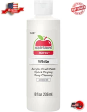 Acrylic Paint in Assorted Colors (8 Ounce), 20403 White