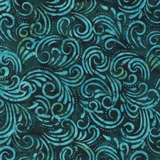 Anthology Dark Teal Swirl Batik 452Q-4