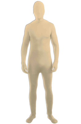 adult naked sexy man skin suit costume Mens Infrared Naked Man Morphsuit Fancy Dress Costume Stag Party Halloween  X Ray main image 1