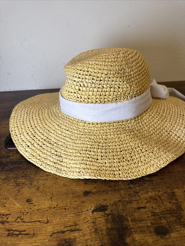 Chapéu de Sol Feminino Peter Grimm Verdadeiro Personagem Roupa Resort Tecido Natural - Imagem 4 de 4