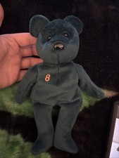 Beanie Baby Cal Ripken Jr 8 Salvini s Bamm Beano s Bear Green 1999 Baltimore