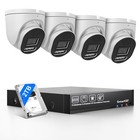 SmartSF 5MP POE Security Camera Audio Recording Outdoor Color Night AI Detection