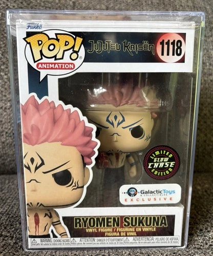 Jujutsu Kaisen Ryomen Sukuna Funko Pop #1116 Limited Glow Chase Edition w/ case