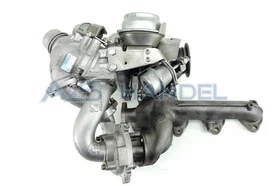 Turbolader BMW 123d E81 E82 E87 E88 N47D20 150KW KP35 K24 7804637 + 7800607