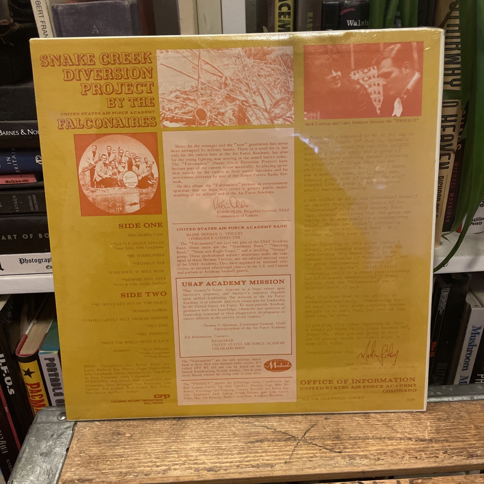 Snake Creek Diversion Project Air Force Falconaires LP Sealed New Jazz Funk