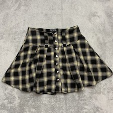 Hot Topic Plaid Pleated Mini Skirt S Schoolgirl Goth Oi Punk Grunge Clueless Y2K