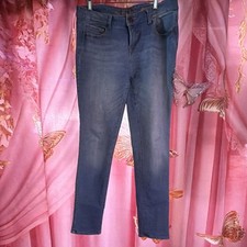 Faded Glory Girls Ankle Jeans Blue Size 8A Cotton Blend Denim Regular Fit