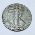 1945 50C Walking Liberty Half Dollar 90% Silver Very Fine Details #4565
