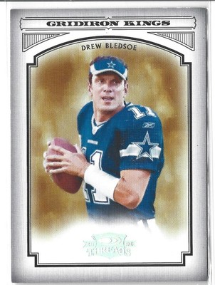 Drew Bledsoe 2006 Donruss Threads Gridiron Kings Silver #/250