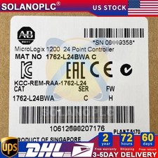 New Allen-Bradley 1762-L24BWA /C MicroLogix 1200 24 Point Controller 1762L24BWA