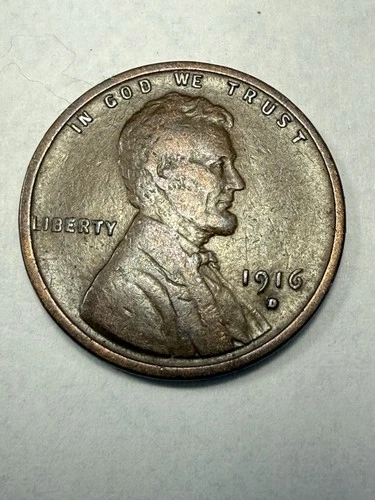 ** 1916-D LINCOLN CENT- VF+  (UPGRADE THAT SPOT IN YOUR SET)  PRICED TO SELL **