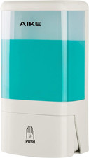 Liquid Commercial Soap Dispenser,40Oz Capacity for Bathroom White Screw Wall M