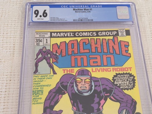 Machine Man 1 1. App Solo Serie CGC 9.6 1978 MARVEL COMICS! - Bild 2 von 6