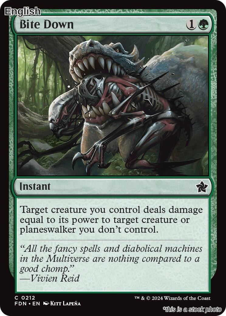 Magic Bite Down 212 Common Foundations NM