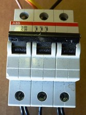 ABB Circuit Breaker S203 C20 GB10963 USED NICE TAKE-OUT
