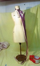 RARE VTG 50'S SUPERIOR SMALL SALESMAN'S SAMPLE DRESS FORM MODEL