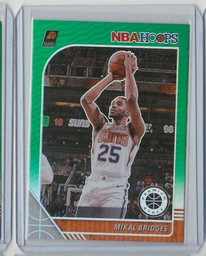MIKAL BRIDGES '19-20 HOOPS PREMIUM STOCK GREEN PRIZM PARALLEL CARD-CAMPIONATO! - Foto 1 di 12