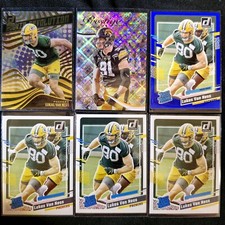 Lukas Van Ness Rookie Lot (6) Green Bay Packers RC