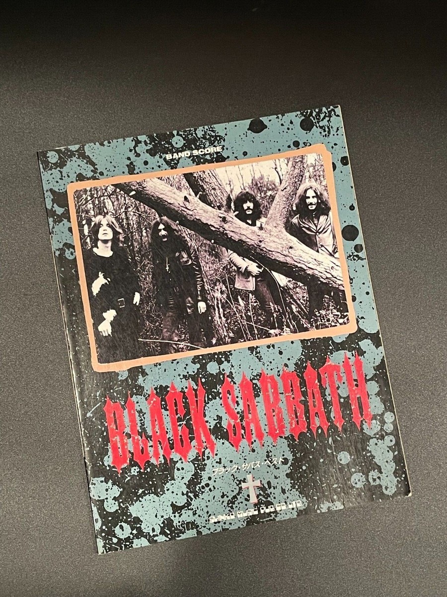 BLACK SABBATH Japan Band Score Guitar TAB Book ozzy Osbourne