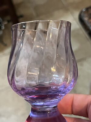 Moser Alexandrite Glass Cocktail Glasses | eBay