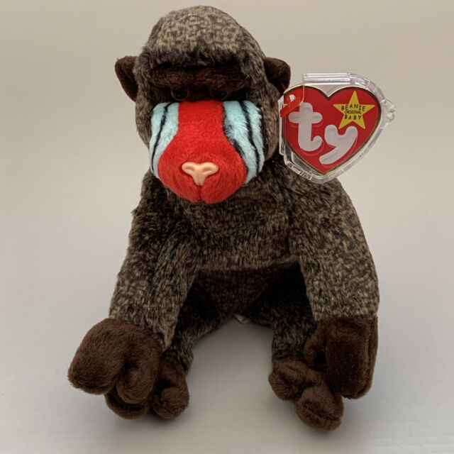 TY BEANIE BABIES - CHEEKS -  WITH TAG PROTECTOR - RETIRED