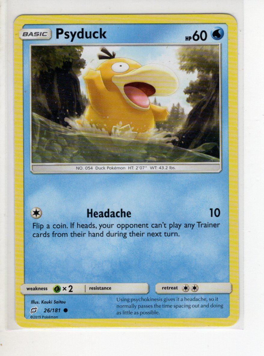 ムンク Pokemon Psyduck Psyduck | HS—Triumphant | TCG Card Database