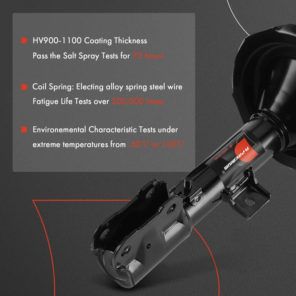 A-Premium 2x Shock Absorber Front L & R for Mitsubishi Outlander 2007 2008-2013 - Image 4 of 4