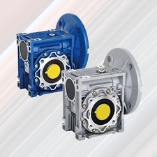 Worm Gearboxes NMRV063 Speed Reducer Ratio 7.5 10 15 20 30 40 50 60 80 100 New