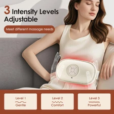 Electric Abdominal Cellulite Massager, Bian Stone Kneading Heated Fat Burner