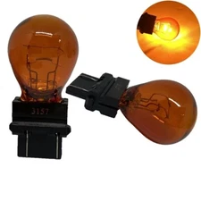 10x 3157 Car/Truck/RV Brake Light Bulb Backup Turn Signal Amber Orange Halogen