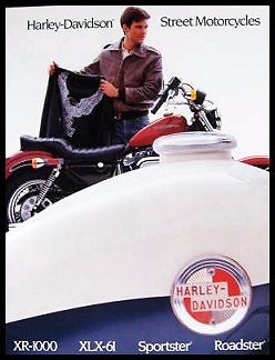 1985 Harley-Davidson Brochure Sportster XLX-61 Roadster XR-1000