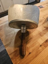 Vintage Metal & Wood Feed/Seed Scoop, Dollydale 5 lb Scale Scoop Industrial...