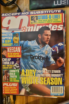 90 Minutes Football Magazine 137 Jan 1993 Thomas Keegan Phillips White GC