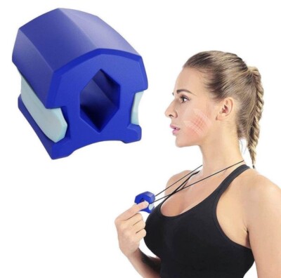 Jaw Exerciser, Define Your Jawline, Slim Tone Your Face 3 PACK, Blue, Red, Black