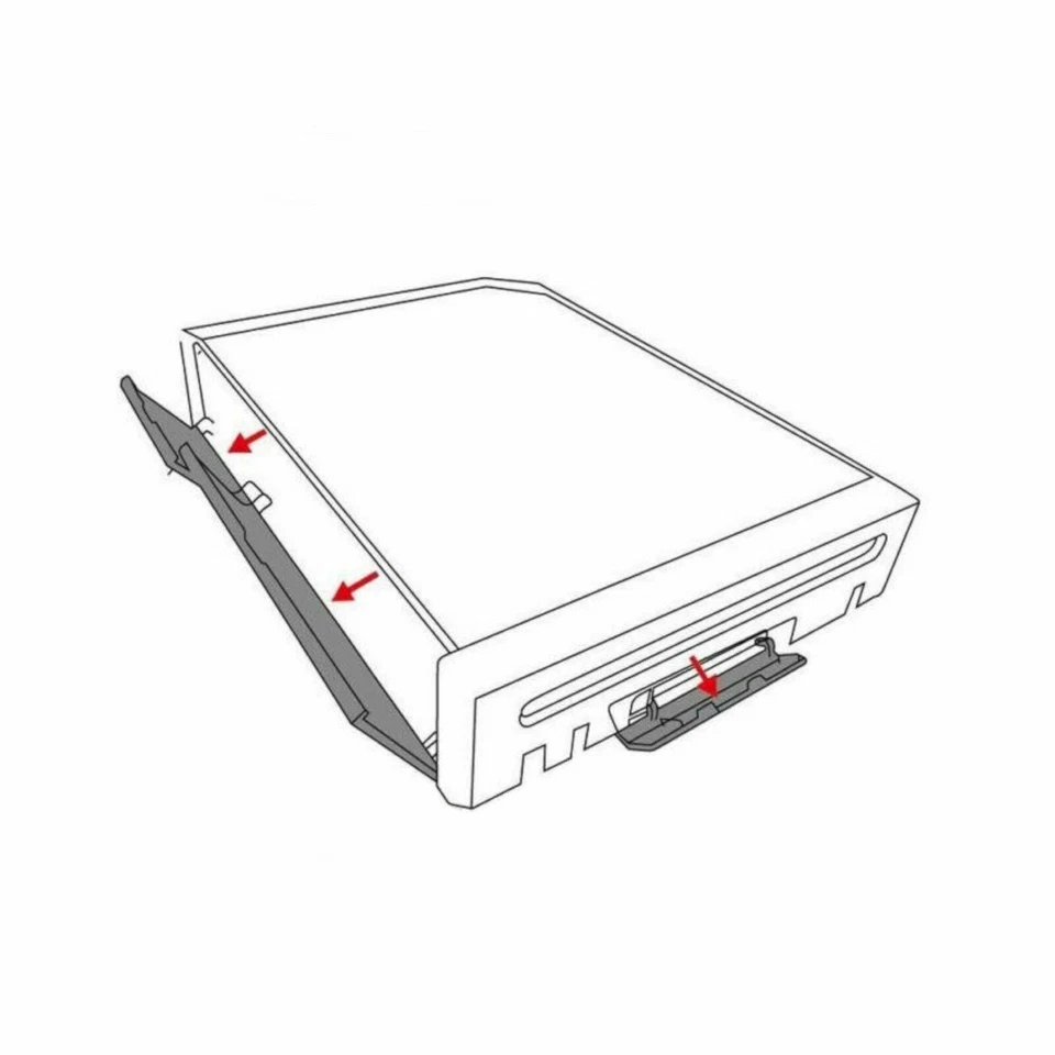 3 NEW WHITE Replacement Door Slot Cover Lid Set for Nintendo Wii Console System - Image 2 of 4