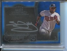 2015 FIVE STAR MIGUEL SANO SILVER SIGNATURES AUTO 20/20 MINNESOTA TWINS