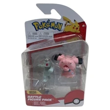 Pokémon Battle Figure  Action 2-Pack Machop & Snubbull Brand New 2022 Rare